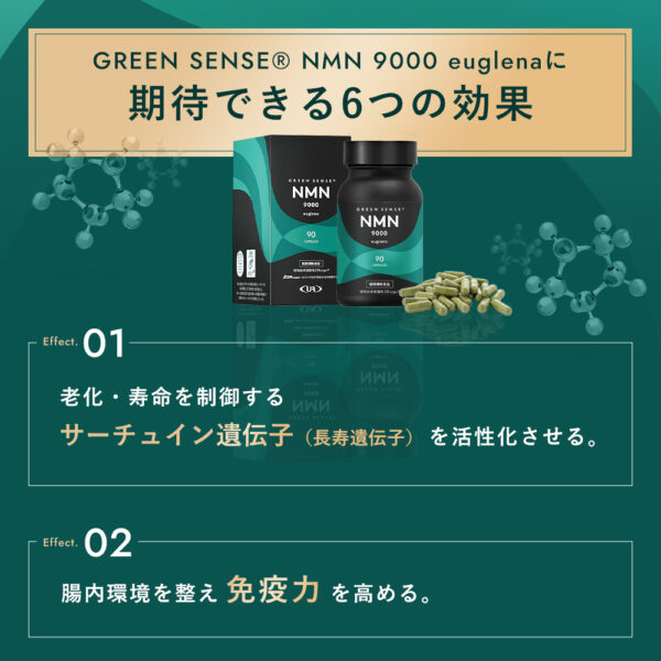 GREEN SENSE NMN9000 euglena® 健康補助食品 サプリメント - 画像 (8)